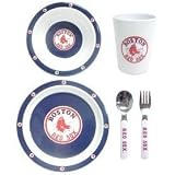 Boston Red Sox MLB Children's 5 Piece Dinner Set
