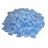 Glasmosaik ~1450 Mosaiksteine 1x1cm 1000g Zartblau