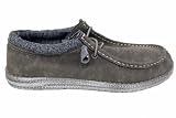 Dude Wally Wallabee Mens Grey Lace Up Flat Shoes