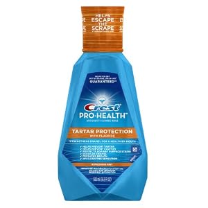 Crest Pro-Health Tartar Protection With Fluoride Anticavity Fluoride Rinse Refreshing Mint Flavor, 16.9 Fluid Ounce