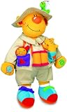 BOUNDER THE BEAR - fun stimulation of sight, sound & touch (34cm L)