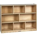 ECR4Kids Birch Storage Cabinet with Compartments
