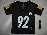 James Harrison Pittsburgh Steelers Black Mid-Tier NFL Toddler Jersey