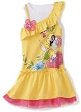 Disney Girls 4-6x Tinkerbell Floral And Glitter Dress
