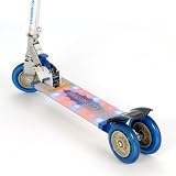 picture of Ozbozz SV5964 Blue Cosmic Light Flashing Deck Scooter