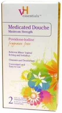 Vh Essentials Medicated Disp Douche,povidine-iodine, 2x4.5 Oz
