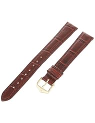 Hirsch 010281-60-14 14 -mm  Genuine Leather Alligator Embossed Watch Strap