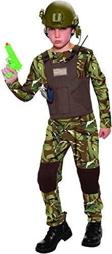 Boys Living Fiction Delta Force Costume Medium 8-10 -- Eveything but Shoes Included!