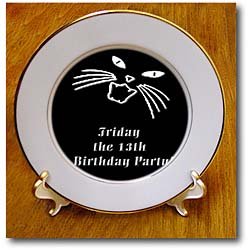 Friday the 13th Birthday Party - 8 Inch Porcelain Plate