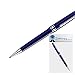 iTALKonline Vodafone Smart Tab 10 Blue PRO Captive Touch Tip Stylus Pen with Rubber Tip with Roller Ball Pen