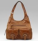  Autograph Leather Double Handle Hobo Bag