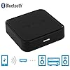 Nyrius Songo Wireless Bluetooth Music Receiver Adapter for Audio Streaming iPhone, iPad, iPod, Samsung, Android, HTC, Windows, Blackberry, Smartphones, Tablets, Laptops to Speaker Systems with 3.5mm Auxiliary Input (BR40)