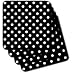 Janna Salak Designs Prints and Patterns - Black and White Polka Dot Print - Coasters