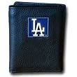 Los Angeles Dodgers Executive Trifold Leather Wallet - MLB Baseball Fan Shop Sports Team Merchandise