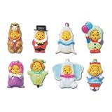 Disney Peek a Pooh Circus Series -- Set of 8 Winnie the Pooh Figures/charms