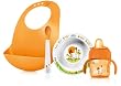 Philips Avent - SCF730/00 - Set Complet - 1 Bol, 1 Bavoir, 1 Tasse � Bec Anti-fuites - 200 ml, 1 Cuill�re de Sevrage - 6 mois