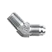 Brennan 2503-04-04-SS, Stainless Steel JIC Tube Fitting, 04MJ-04MP 45 Degree Elbow, 1/4" Tube OD x 1/4"-18 NPTF Male