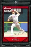 2007 Bowman Cole Hamels Philadelphia Phillies #15 - Mint Condition Baseball Card - In Protective Display Case !