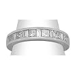 14K White Gold Diamond Band - 1.00 Ct.