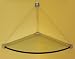 Cable Corner Shelf - Glass Shelving with Stainless Steel Cables (Clear) (12" x 12")
