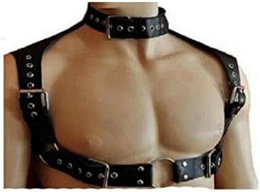 SM Men's Sexy Chest Harness Bondage Gay Buckles Fetish