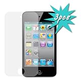 GTMax 3 pack Full Front LCD Screen Protector Flim Guard For Apple iPod touch 8GB 32GB 64GB (4th Generation) 4 4G NEWEST MODEL