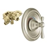 Moen T3111BN-3570 Kingsley Moentrol Valve Trim Kit with Lever Handle and Valve, Brushed Nickel