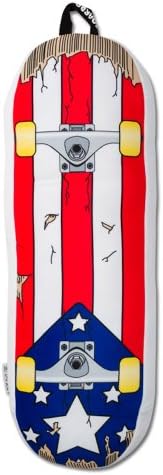 The Board Pillow Skateboard Pillow with American Flag Graphics