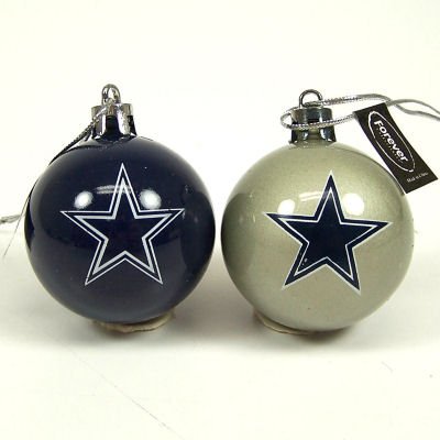 Buy DALLAS COWBOYS OFFICIAL CHRISTMAS BALL ORNAMENTS SET (12) by Forever Collectibles