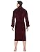 Noble Mount Mens Premium Coral Microfleece Plush Spa/Bath Robe