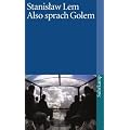 Also sprach GOLEM (suhrkamp taschenbuch)