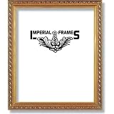 Imperial Frames Aristocrat, Wood Picture Frame for a 12 x 18 Photograph, Color: Gold
