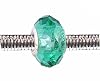 Low price Pandora Style Charm Bead (Z76) Faceted Murano Lampwork Glass (14mm x 10mm) (fits Troll too)