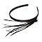 Xhilaration&reg; Straight Feather Headband - Black