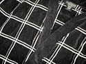 State O Maine Pattern Black Terry Cloth Robe