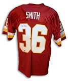 Timmy Smith Autographed Washington Redskins Red Throwback Jersey Inscribed with XXII 204 yds