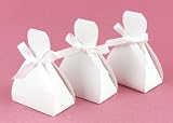 White Dress Favors Boxes