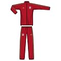 adidas FC Bayern Trainingsanzug FCB PRE SUIT rot