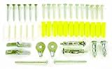 OOK 59217 45 Piece Assorted Toggles Anchors and Hooks