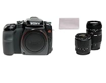 Sony Alpha A100 10.2MP Digital SLR Camera Kit + Tamron 28-80mm AF Lens + Tamron 70-300mm Di AF Lens