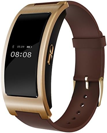 AI Watch Blood Pressure measure heart rate testing bluetooth smart watch bands sync for LG/IPHONE/Samsung/HTC/HUAWEI android and IOS mobile phone (Gold)
