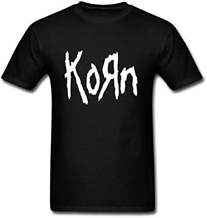 XersM Men's Korn Glow Skull Logo T shirts