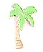 YABINA 5 pieces/set Enamel Fruit Orange Palm Tree Lapel Brooch Pin Collar Pin