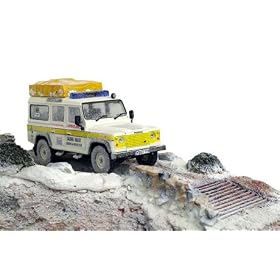 LAND ROVER �����h���[�o�[�E�f�B�t�F���_�[�E�W�I���}�ECALDER VALLEY SEARCH & RESCUE TEAM�E1/43