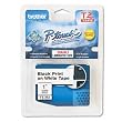 BROTHER INTERNATIONAL CORP / BRTTZ251 / TZ Tape Cartridge for P-touch Labeler, 1w, Black on White / Sold as 1 EA