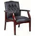 Boss Traditional Black Caressoft Guest Chair Black