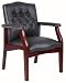 Kitchen & Housewares : Boss Traditional Black Caressoft Guest Chair Black