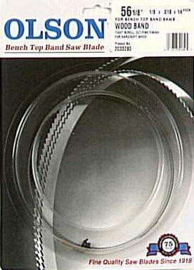 Olson 56.1 in. L x 0.1 in. W x 0.02 in. thick Carbon Steel Band Saw Blade 14 TPI Hook teeth 1 pk