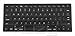 Kuzy - BLACK Solid Keyboard Silicone Cover Skin for Macbook / Macbook Pro 13