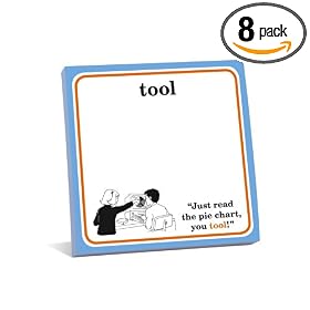 Knock Knock Say It With A Slang Sticky: Tool (Pack of 8)